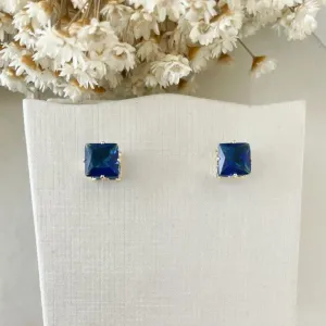 Brinco Zirconia Quadrada Pequeno