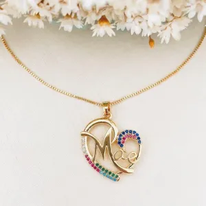 Colar Mae Cravejado Colors