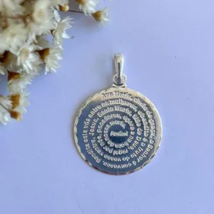 Pingente Oração Ave Maria