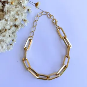 Pulseira Elos Retangulares Grande
