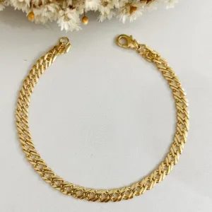 Pulseira Masculina Blocos Duplos