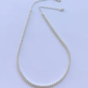 Colar Chocker Blocos 4mm