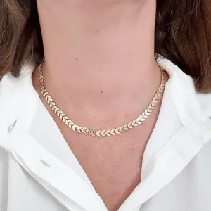 Colar Chocker Escama de Peixe