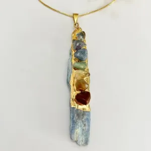 Colar 7 Chacras  Quartzo Azul