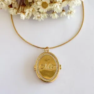 Colar Relicário Mãe