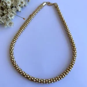 Colar Chocker Pipoca