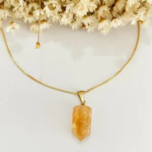 Colar Ponta Pedra Natural