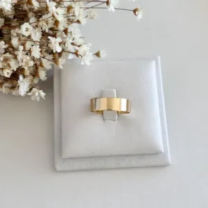 Anel Aliança Lisa Grossa