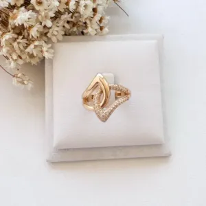 Anel Encontro Liso e Cravejado