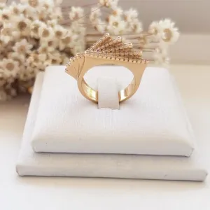 Anel Leque Cravejado