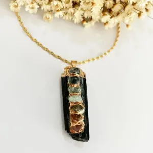 Colar 7 Chacras Turmalina Negra