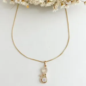 Colar Gato Cravejado