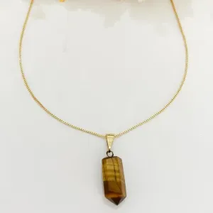 Colar Ponta Pedra Natural