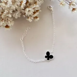 Pulseira Infantil Borboleta Preta