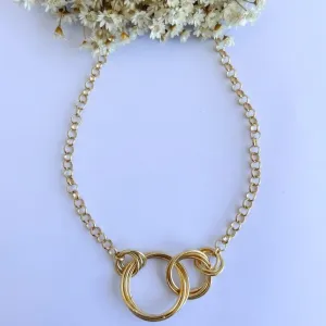 Colar Pingentes Circulos