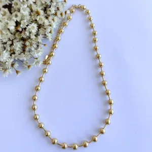 Colar Chocker Esferas Lisas
