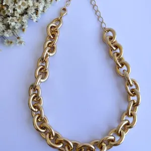 Colar Elos Lisos e Grossos