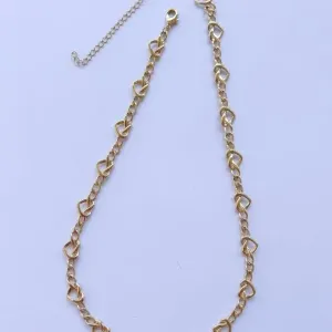 Colar Coração Trançado 50cm