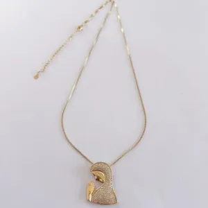 Colar Nossa Senhora de Fatima Cravejad