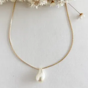 Colar Pérola Desing Gota