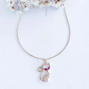 Colar Gatinha Charmosa