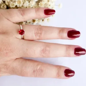 Anel Ponto de Luz 5mm 6 Garras Baixo