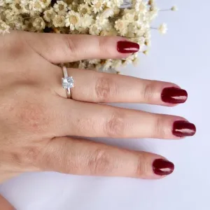 Anel Ponto de Luz 6mm 4 Garras Baixo