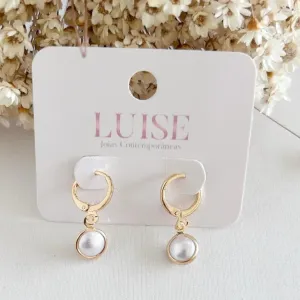 Brinco Argola Pérola G