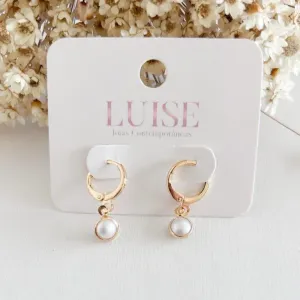 Brinco Argola Pérola M