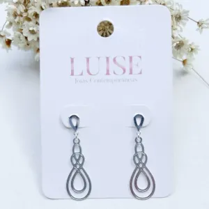 Brinco Entrelaço Gotas