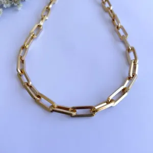 Colar Elos Retangulares Grande