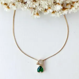 Colar Filho(a) Zirconia Grande