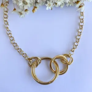 Colar Pingentes Circulos