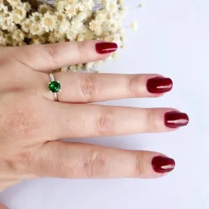 Anel Ponto de Luz 5mm 4 Garras Baixo