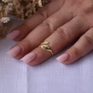 Anel Infantil / Falange Folhas