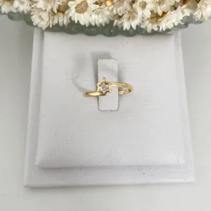 Anel Infantil / Falange Estrela Cristal