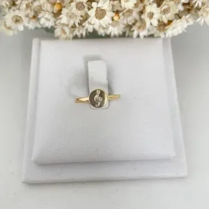 Anel Infantil / Falange Notas Musicais