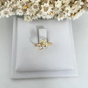 Anel Infantil / Falange Flor Única