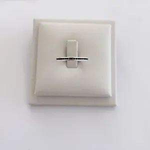 Anel 1/2 Aliança Negra