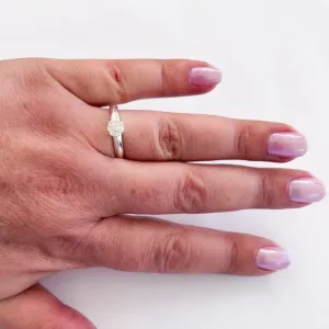 Anel Chuveiro de Zirconias