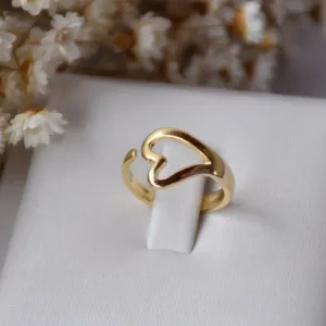 Anel Infantil / Falange Coração Deitado