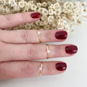 Anel Infantil / Falange Ponto de Luz