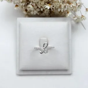 Anel Laço Liso e Microzirconias