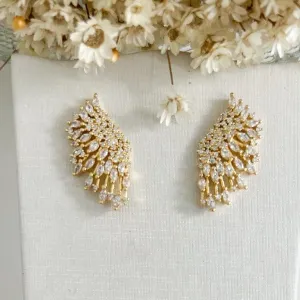 Brinco Asa Cravejada Luxo