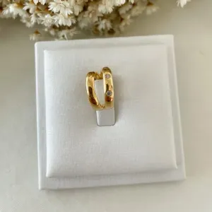 Brinco Piercing Fio e Ponto de Luz