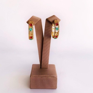 Brinco Argola com Corações Colors