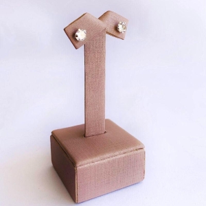 Brinco Ponto de Luz Prata 6mm