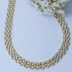 Colar Chocker Malha Trabalhada