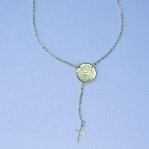 Colar Oração Pai Nosso e Cruz