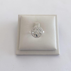 Anel Arvore da Vida Cravejado Cristal